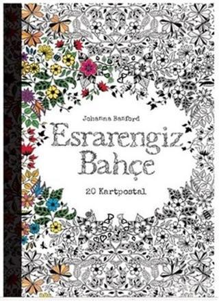 Esrarengiz Bahçe Kartpostal Kitabı - Johanna Basford - Edam Yayınevi
