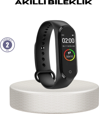 Eldenör Akıllı Bileklik 0.96 İnç Ekran Kalp Atışlı Kan Basınçlı IP67 Suya Dayanıklı