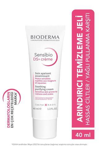 Bioderma Sensibio Ds+ Cream Hassas Ciltler Yağlı Pullanma Ve Kızarıklık Karşıtı Yatıştırıcı Bakım Kremi 40Ml