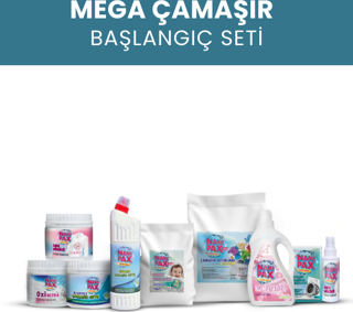 Nanopax 9’lu Mega Set Tüm Renkler İçin Temizlik, Bebek Dostu, Leke Sökücü Kampanyalı Paket