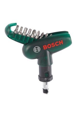 Bosch Dıy Cırcırlı Tornavida Ve 9 Parça Vidalama Ucu - 2607019510