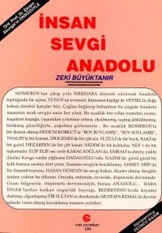 İnsanSevgiAnadolu - Zeki Büyüktanır - Can Yayınları (Ali Adil Atalay)