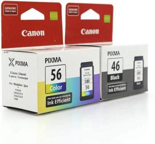 Canon Pixma E414 Kartuş / Canon PG46 / CL56 Avantaj Paket Orjinal Kartuş