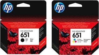 HP 651 Avantaj Paket C2P11A + C2P11A / DeskJet 5645 / 5575