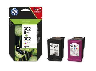HP 302 Siyah ve Renkli Avantaj Paket Orjinal Kartuş