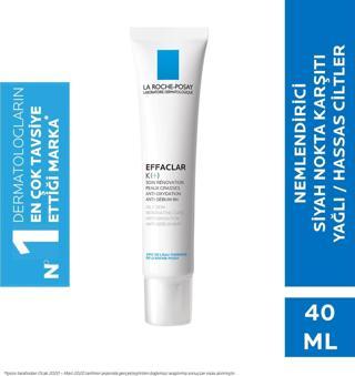 La Roche-Posay Effaclar K (+) 40 ml Yağlı Ciltler İçin Sebum Düzenleyici Krem