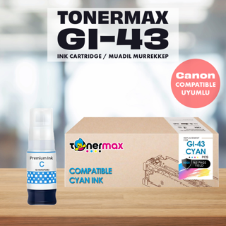 Canon GI-43 / 4672C001 Mavi Muadil Mürekkep / Pixma G540 / G640