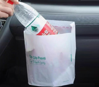 Pratik Su Geçirmez Oto Araba Çöp Poşeti Yapışkanlı 20 Adet (Timya/Go1395)  201182