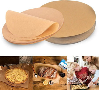 50 Adet Air Fryer Pişirme Kağıdı Yağ Geçirmez  21,5 cm Yuvarlak Model XXL Model Uyumlu (Timya/Go1395