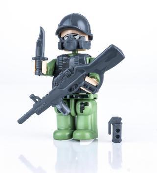 Bayraktar PVC Kutuda Küçük Asker Yapı Oyuncak (LEGO) BP-600