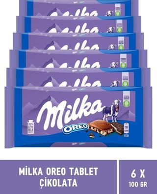 Milka Oreo Tablet 100 gr 6 adet