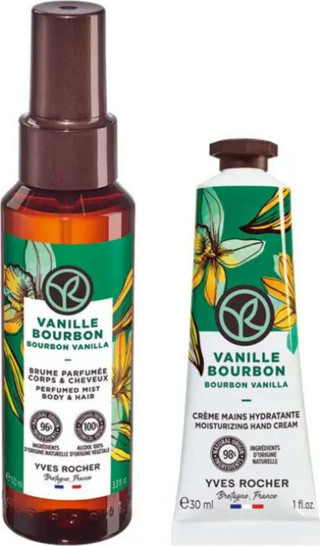 Yves Rocher Egzotik Vanilya El Kremi 30Ml & Saç Vücut Spreyi 100Ml 2'Li Set