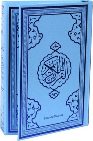 Kur'an-ı Kerim Bilgisayar Hattı 4 Renkli - Mavi