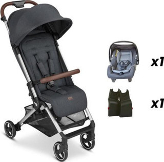 ABC Design Ping Storm - Kabin Boy Bebek Arabası Travel Set (Jixy Antrasit Ana Kucağı ile)
