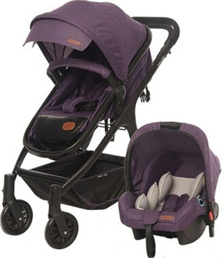 Baby2Go 8046 Caromio Travel Sistem Bebek Arabası Mor