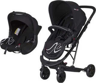 Baby2Go 86050 Millenium Seyahat Sistem Bebek Arabası Siyah