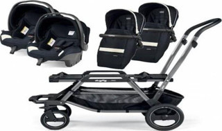 Peg Perego Duette Luxe Prestige Travel Sistem Lacivert