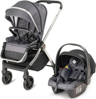 Duux Pro Max2 I-Size Çift Yönlü Kolay Katlanabilen Su Geçirmeyen  Yağmurluk Hediyeli Travel Sistem Bebek Arabası Black