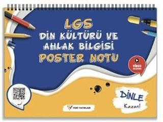 LGS Din Kültürü ve Ahlak Bilgisi Poster Notu Kolektif  Veri Yayınları