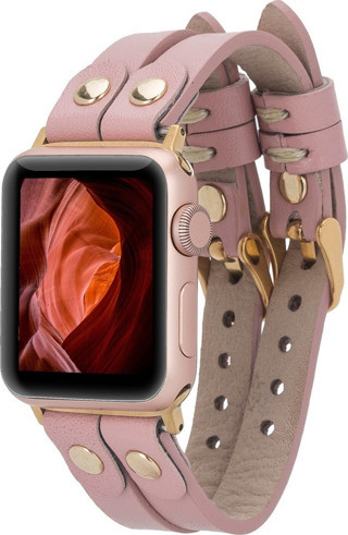 Apple Watch Uyumlu Deri Kordon Ely Double Tour GT NU2