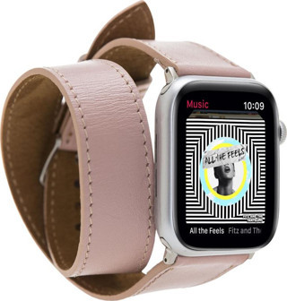 Apple Watch Uyumlu Deri Kordon 42-44-45mm DT NU2