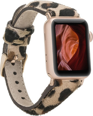 Apple Watch Uyumlu Deri Kordon 42-44-45mm Slim LE01N