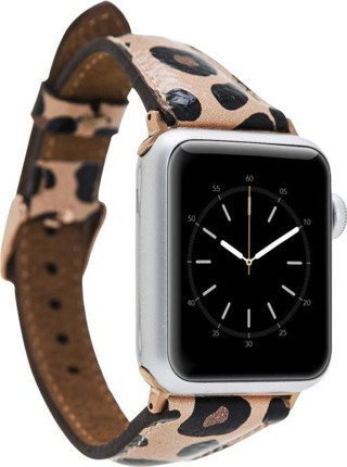 Apple Watch Uyumlu Deri Kordon 42-44-45mm Slim LE02N