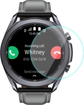 Ally Sm Galaxy Watch 3 45mm Kırılmaz Cam Ekran Koruyucu-(5775)