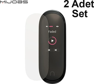 Mijobs Mi Band 5-4 Darbe Emici Ekran Koruyucu 2 Adet Set-(5775)