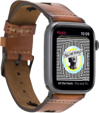 Apple Watch Uyumlu Deri Kordon 42-44-45mm Avesta RST2EF