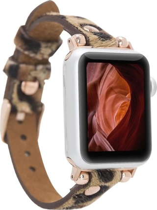 Apple Watch Uyumlu Deri Kordon 38-40-41mm RT LEO1N