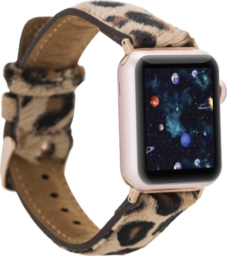 Apple Watch Uyumlu Deri Kordon 42-44-45mm LEO1N