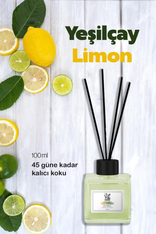 Yeşilçay Limon Çubuklu Oda Kokusu 100 ml