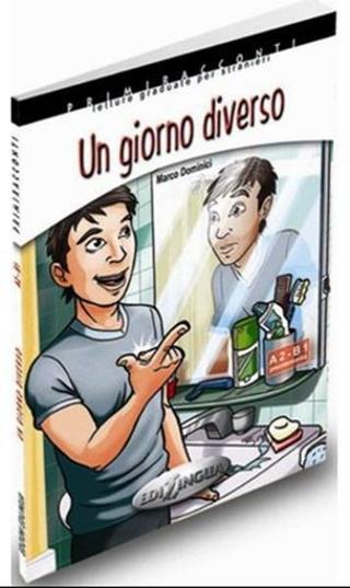 Un Giorno Diverso + CD -İtalyanca Okuma Kitabı Orta Seviye (A2-B1) - M. Dominici - Nüans