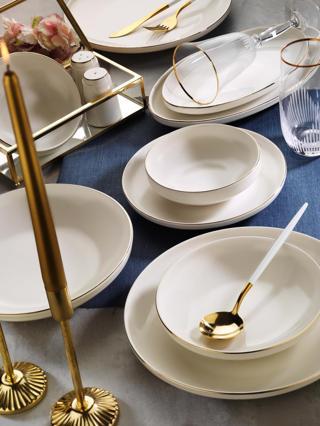 Aryıldız Acoustic Gold 6 Kişilik 30 Parça Yemek Takımı Ar4038147 