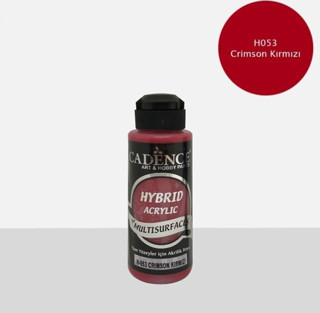 Hibrit Multisurface Akrilik Boya 120 Ml H053 Cırımson Kırmızı