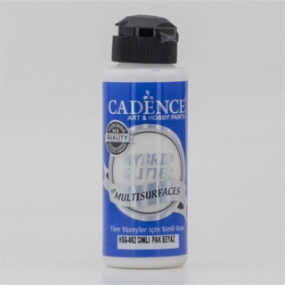 Hybrıd Akrilik Multisurface Simli Gümüş Hsg-002 Pak Beyaz 120 Ml