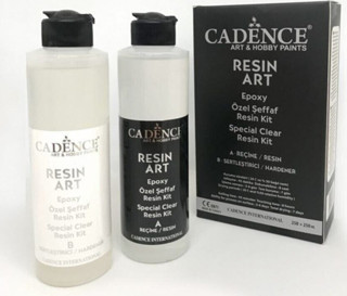 Resin Art - Şeffaf Epoksi Reçine Kit 250 Ml