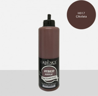 Hibrit Multisurface Akrilik Boya 500 Ml H017 Çikolata - Kahverengi - #936C58 - Okul Öncesi