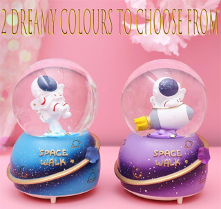 Büro Ev Ofis Dekoru için Tekli Maksi Astronot Tasarımlı Kar Küresi