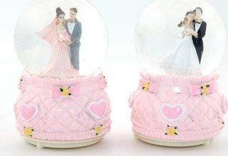 Işıklı Müzikli Kar Küresi 13 Cm Alk1787