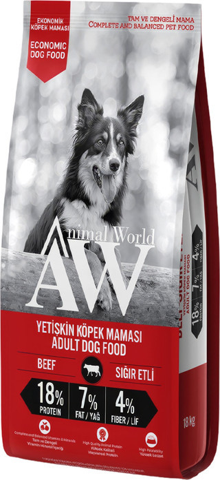 Animal World Kuzu Eli Yetişkin Köpek Maması 18 Kg
