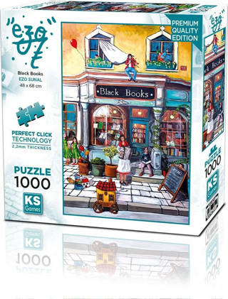Ks Puzzle 20852 PUZZLE 1000 BLACK BOOKS
