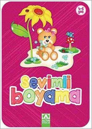 Sevimli Boyama - Pembe - Kolektif  - Altın Kitaplar