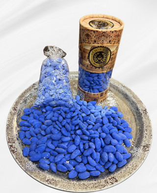 Semirbaba Mardin Tek Katlı Mavi Badem Şekeri 1000 Gr