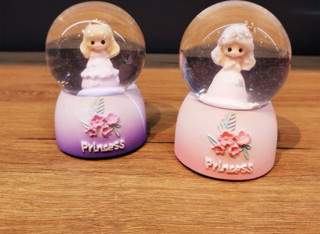 Bsre Işıklı Kar Küresi Prenses Figürlü (Küçük Boy)