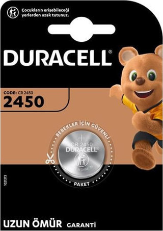Duracell Cr2450 3 Volt Lityum Pil Tek Fiyat