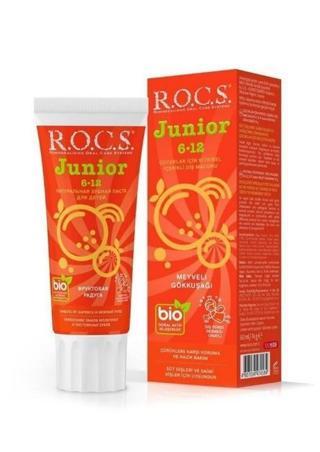 Rocs Junior Meyveli Gökkuşağı Diş Macunu 6-12 Yaş 60 ml