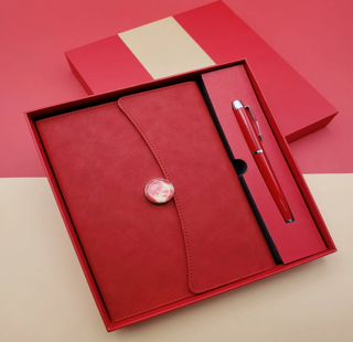 Promosyon Defter Kalem Seti Kırmızı Renk
