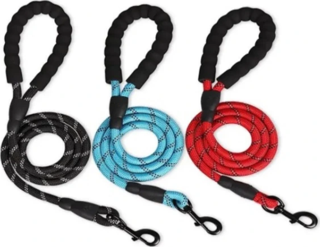 Evcil Hayvan Reflektörlü Fitil Gezdirme Tasması 8 Mm X 120 Cm